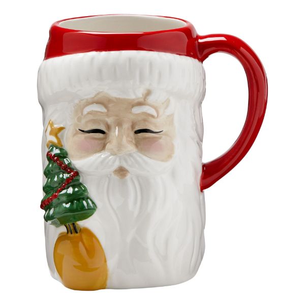 Picture of vintage santa mug tall - multi