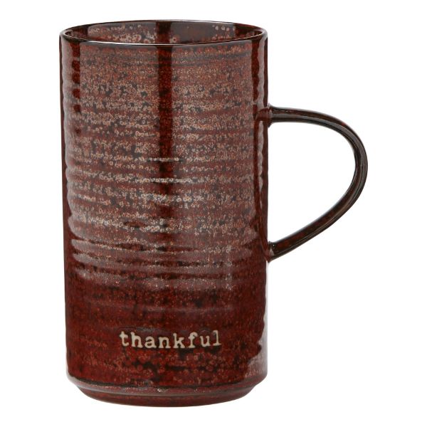 Picture of thankful tall mug - rust
