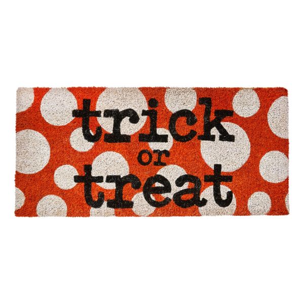 Picture of trick or treat estate rubber backed mat - multi