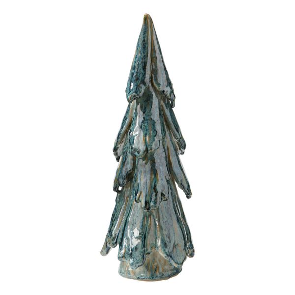 Picture of tall pines ceramic decor small - green