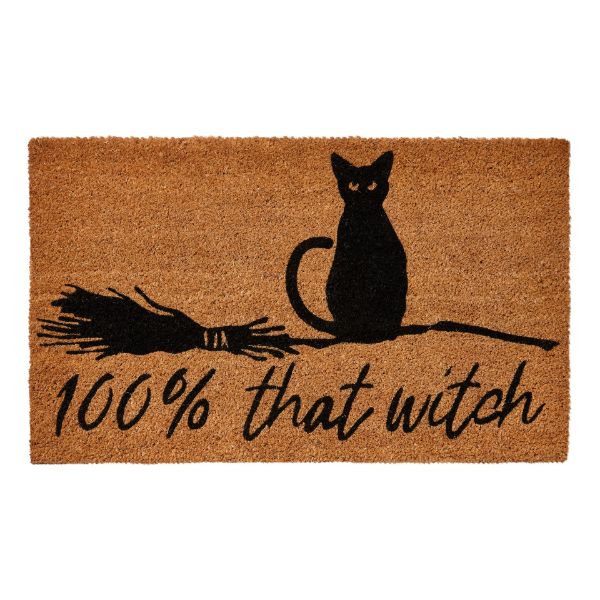 Picture of 100% that witch rubber backed mat - black, multi