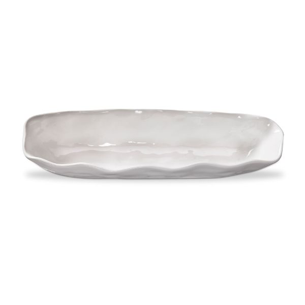 Picture of formoso oval cracker dish - white