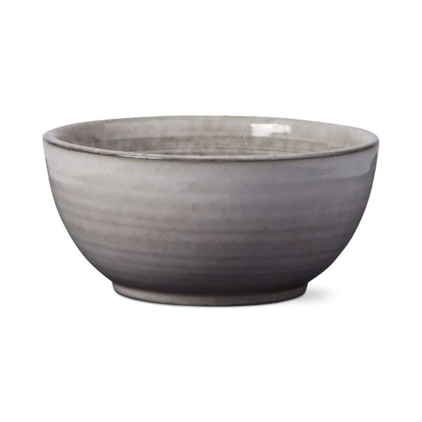 Picture of loft speckled reactive glaze bowl small - light gray