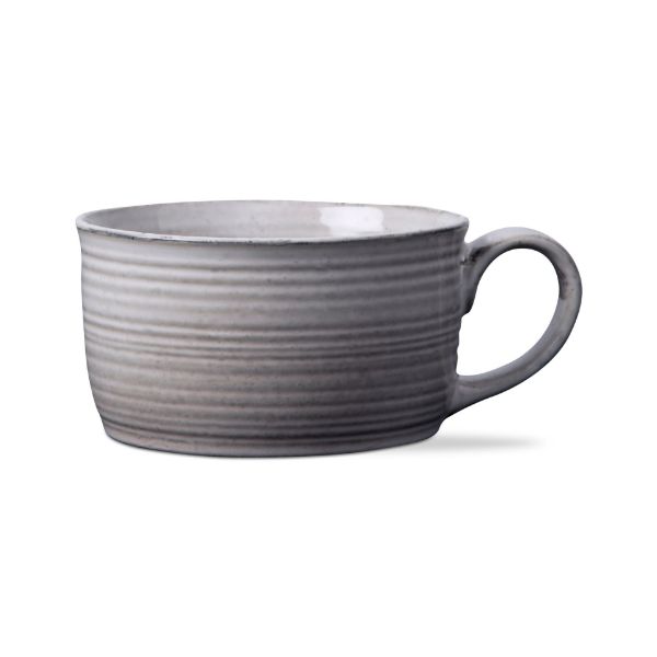 Picture of loft reactive glaze soup mug - light gray