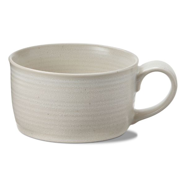 Picture of loft matte reactive glaze soup mug - ivory