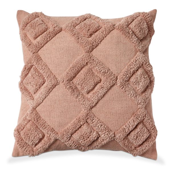 Picture of diamond tufted pillow - blush