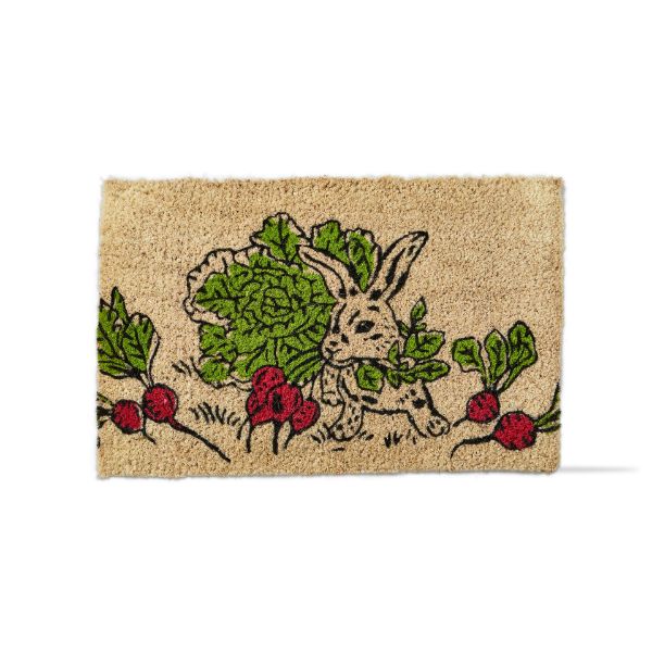 Picture of bunny w radish coir mat - multi