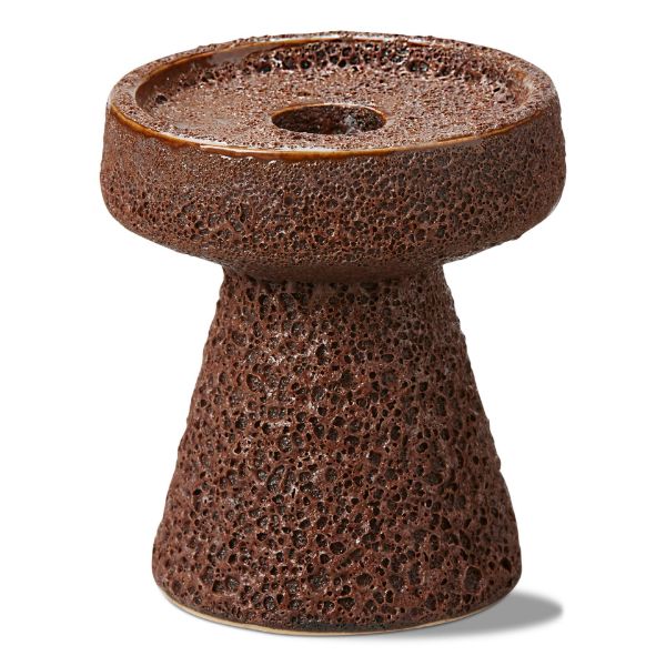 Picture of lava taper & pillar holder medium - cinnamon