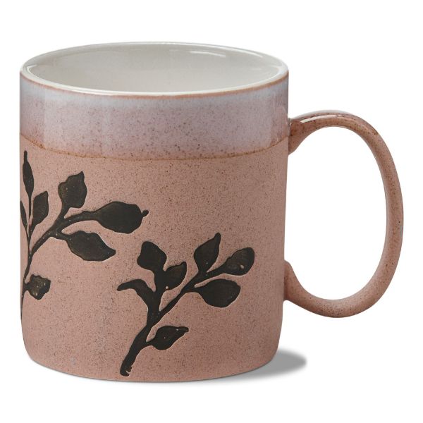 Picture of leaf sprig mug - blush
