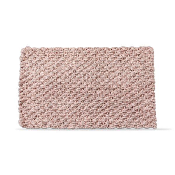Picture of handwoven doormat blush solid - blush