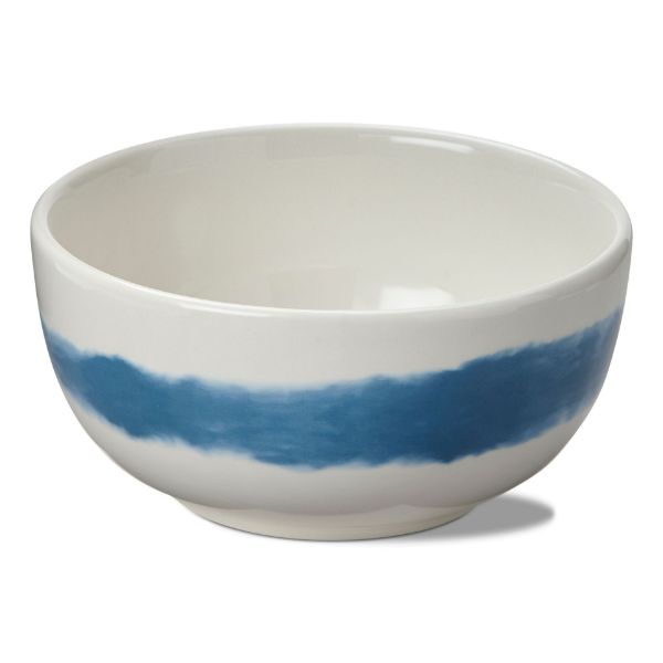 Picture of summer house stripe snack bowl - blue, multi