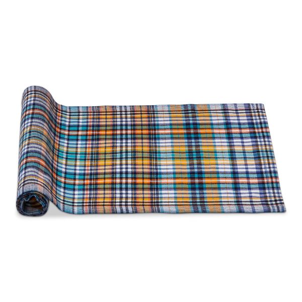 Picture of summer house bright plaid runner - multi