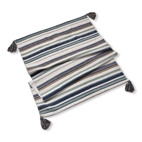 Picture of summer house stripe 3x5 rug - blue, multi