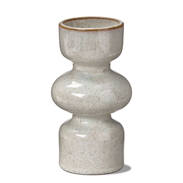 Picture of linea taper & tealight holder large - taupe