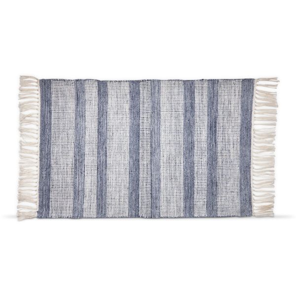 Picture of augustine stripe pet woven rug - blue, multi