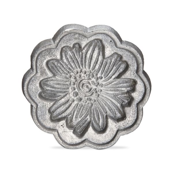 Picture of flower cookie stamp - silver