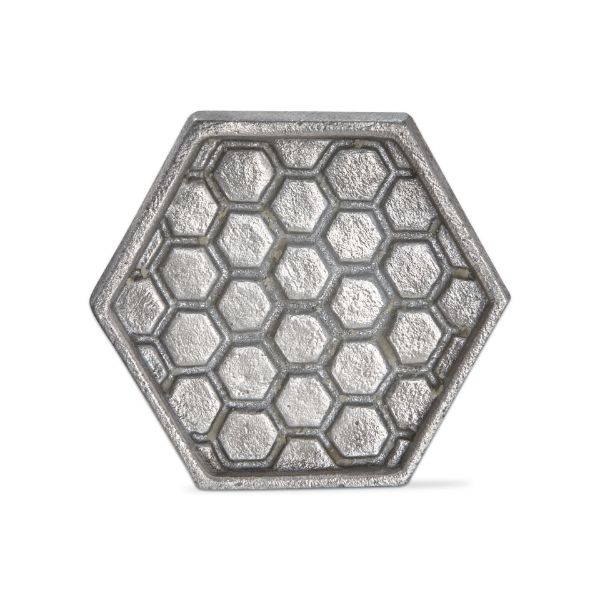 Picture of honeycomb cookie stamp - silver