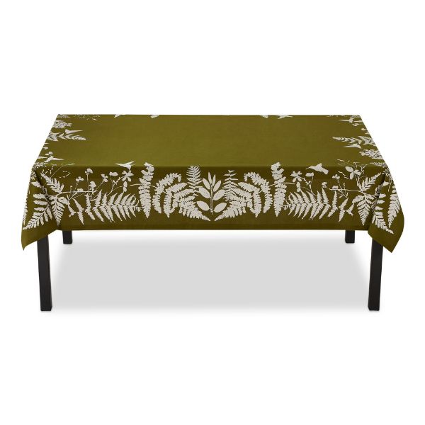Picture of fern tablecloth - green