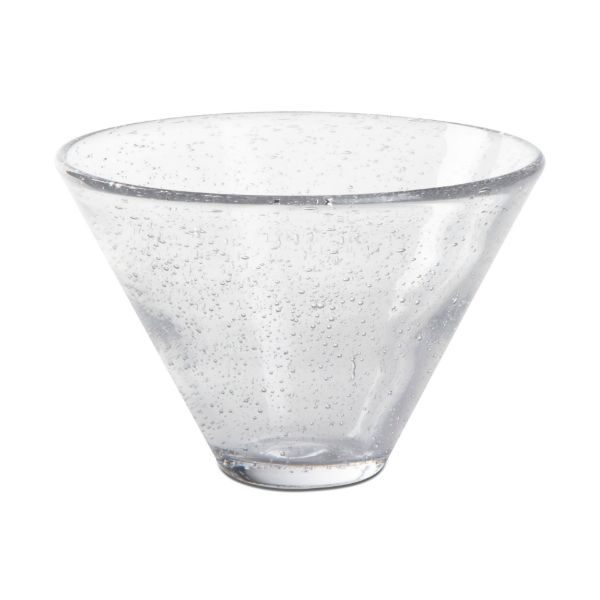 Picture of bubble glass stemless martini - clear