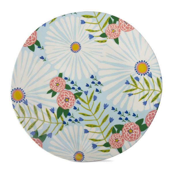 Picture of dreamy daisy melamine dinnr plate set of 4 - multi