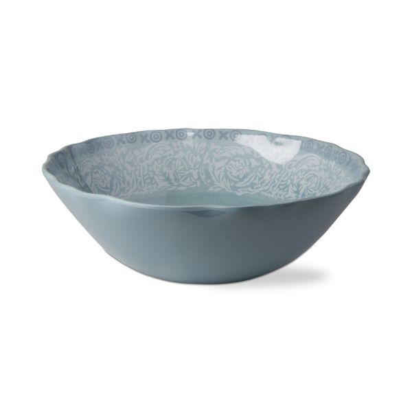 Picture of neela melamine serving bowl - Aqua