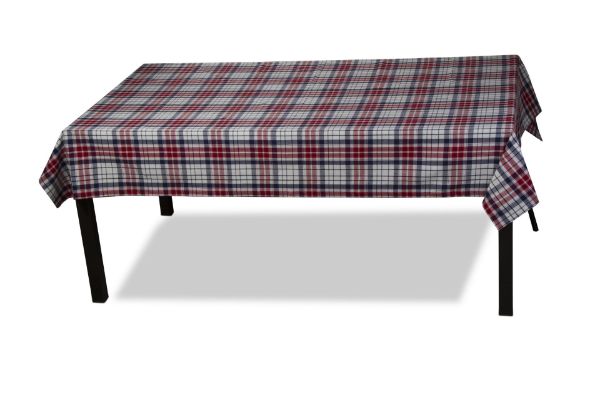 Picture of arlo plaid tablecloth - multi
