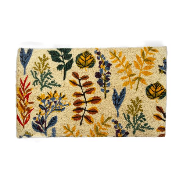 Picture of falling leaves coir mat - multi