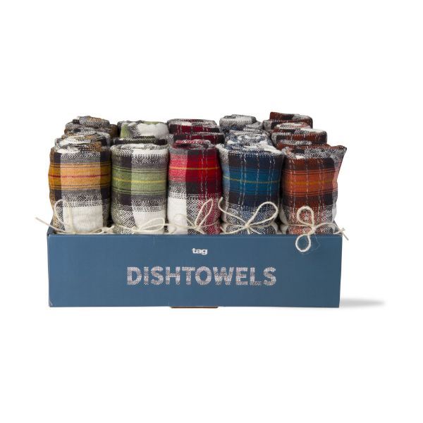 Picture of ornamental woven dishtowel assortment of 25 and cdu - multi