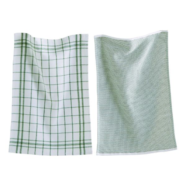 Picture of tag classic terry dishtowel set of 2 - foliage