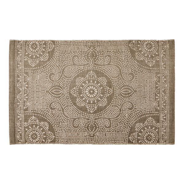 Picture of indo mehndi stonewash rug - beige