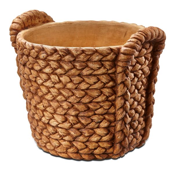 Picture of palermo basket planter w handles large - natural