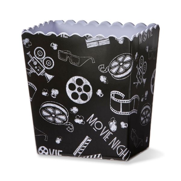 Picture of movie night melamine popcorn box - black, multi