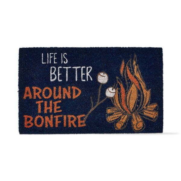 Picture of life better bonfire light up mat - multi