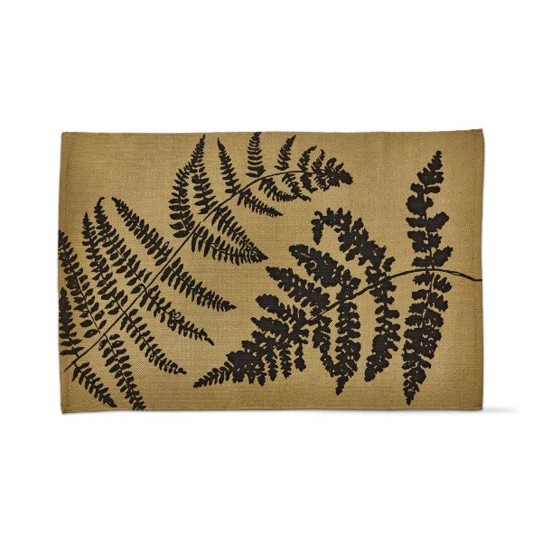 Picture of garden house fern rug - green, multi