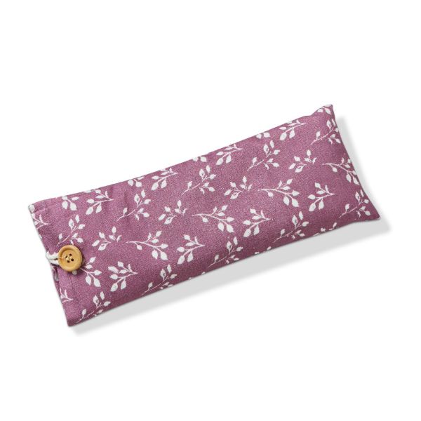 Picture of leaf sprig eye pillow therapy - purple