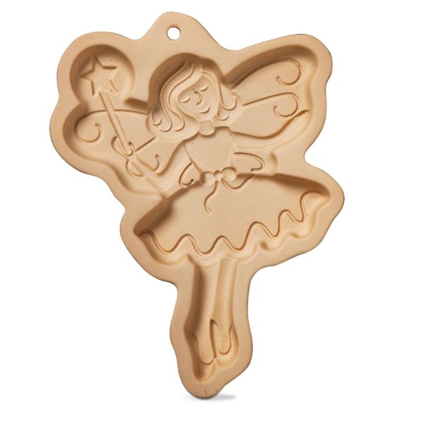 Picture of ballerina fairy cookie mold - natural