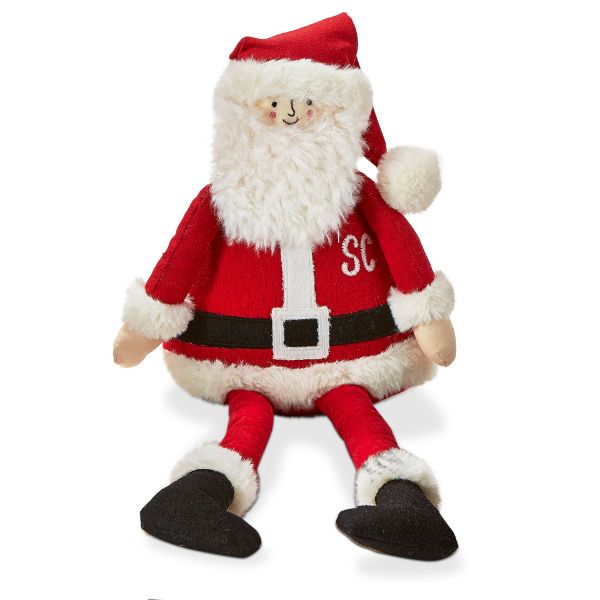 Picture of santa sit about decor - red multi