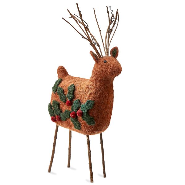 Picture of reindeer decor large - multi