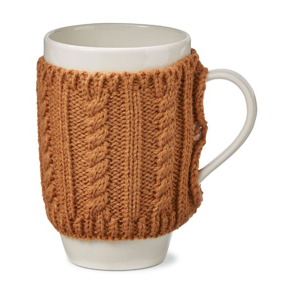 Picture of warm wishes sweater mug - chestnut