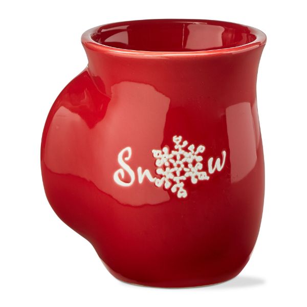 Picture of snow handwarmer mug - red multi