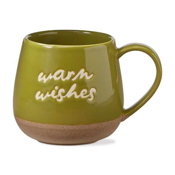 Picture of warm wishes mug - green multi