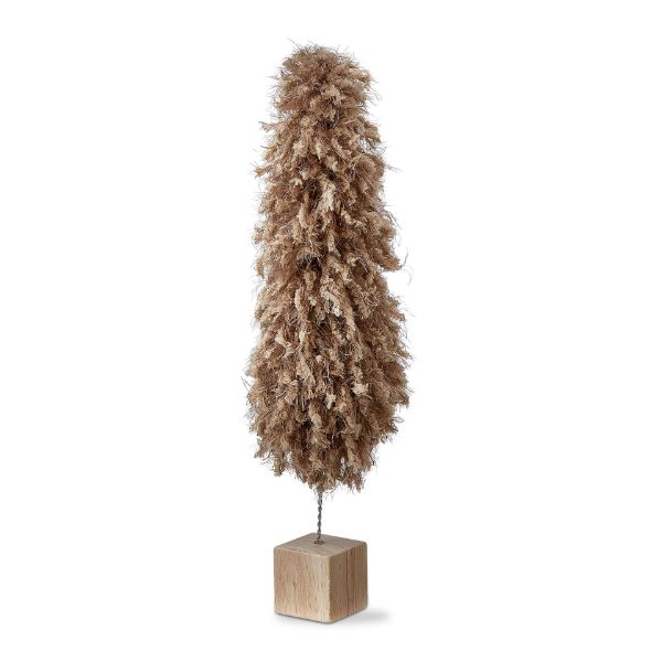 Picture of minky fleece tree tall - taupe