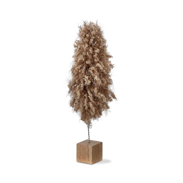 Picture of minky fleece tree short - taupe