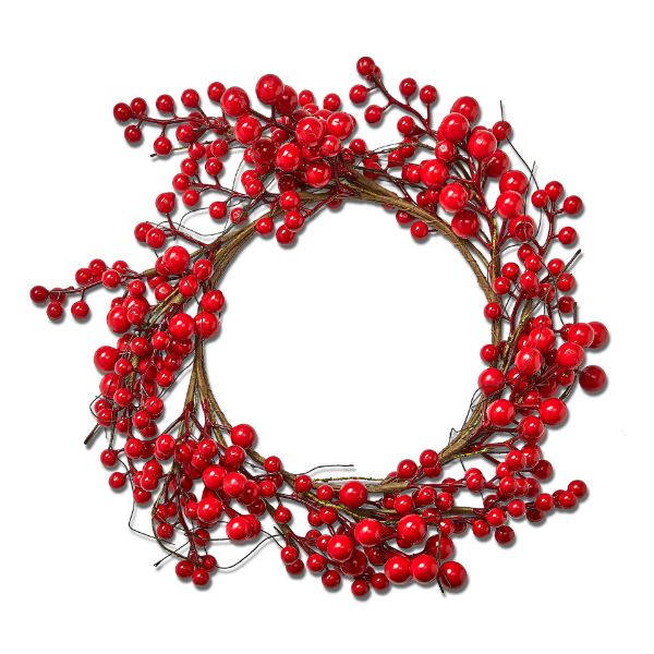 Picture of berry wreath - red