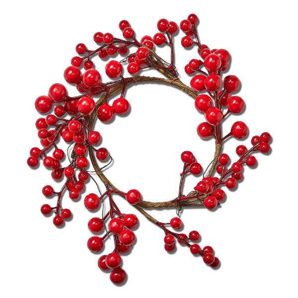Picture of berry wreath small - red