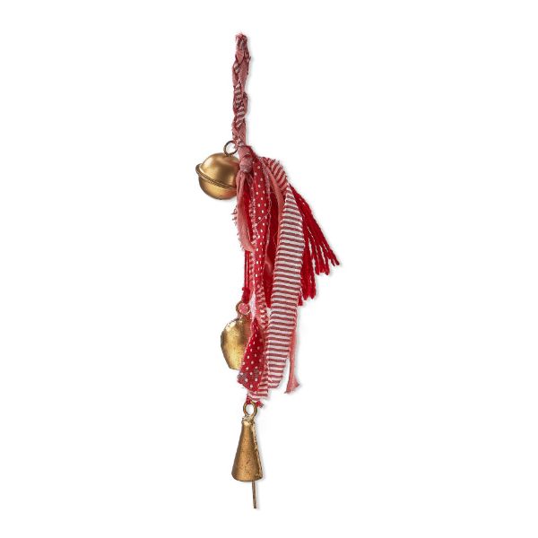 Picture of bell & tassel swag - red multi