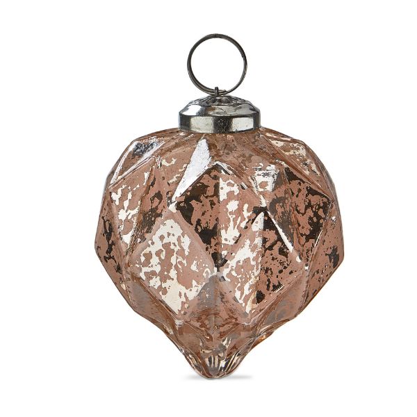Picture of vintage diamond geo ornament 3 in - pink