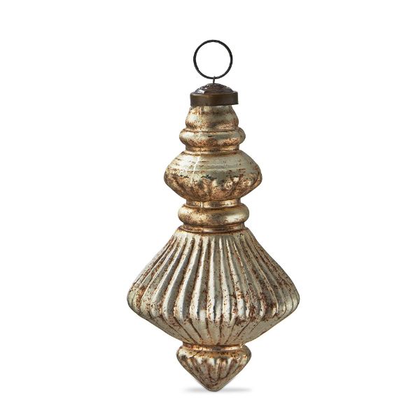 Picture of vintage tassel ornament 5 in - champagne