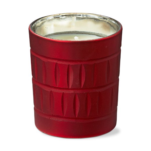 Picture of chai spice & vanilla candle small - red