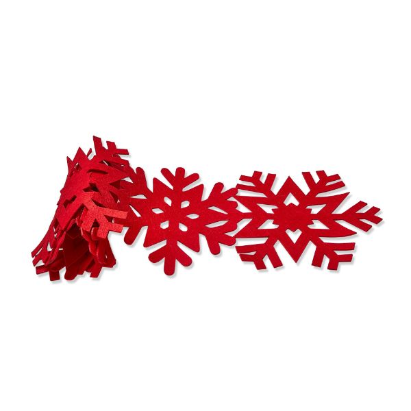 Picture of snowflake runner - red